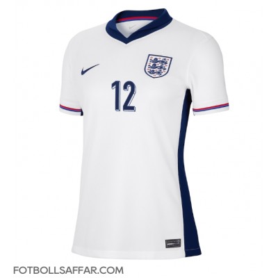 England Kieran Trippier #12 Hemmatröja Dam EM 2024 Kortärmad England Kieran Trippier #12 Hemmatröja Dam EM 2024 Kortärmad